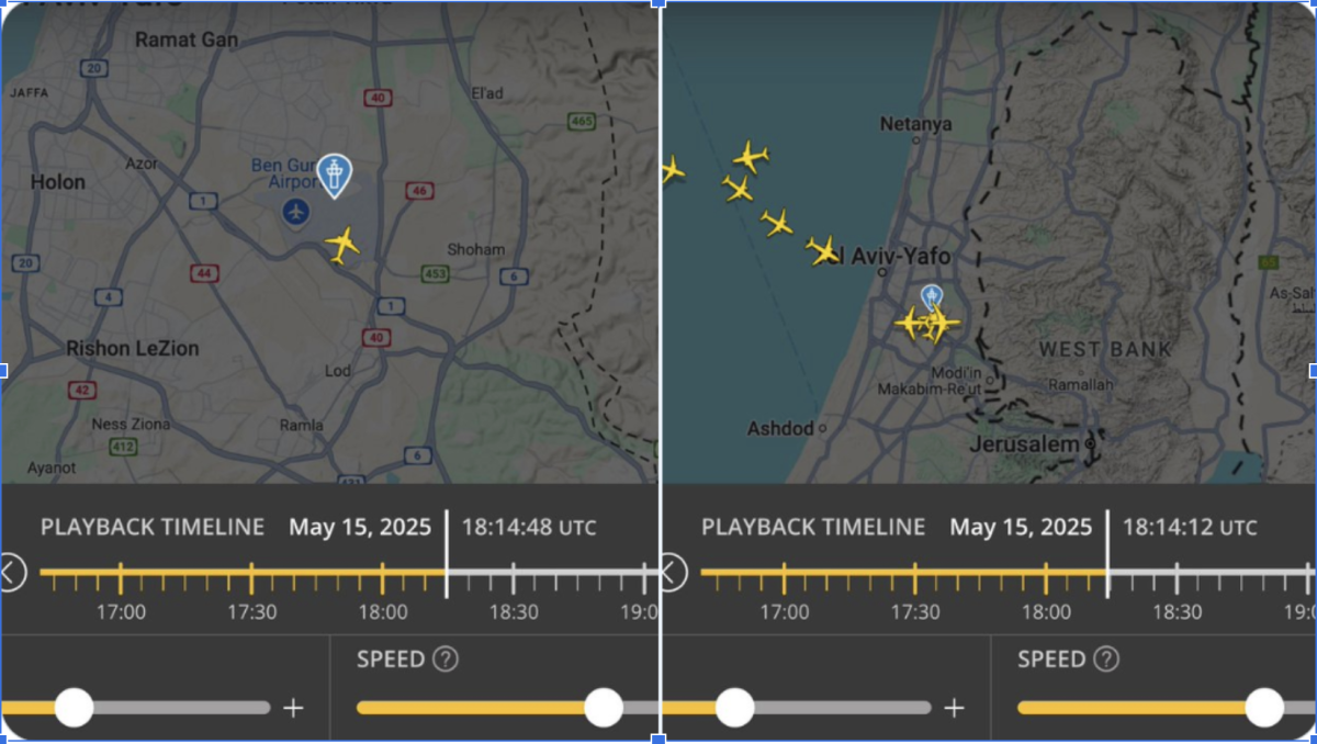 أجواء إسرائيل لم تخلُ من الطائرات عند قصف الحوثيين لمطار بن غوريون